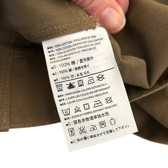 ARC’TERYX | Men’s Crosswire Utility Cotton Coat Brown Canvas Full Zip - Sz Large - Picture 7 of 15